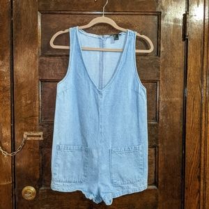 Denim Romper